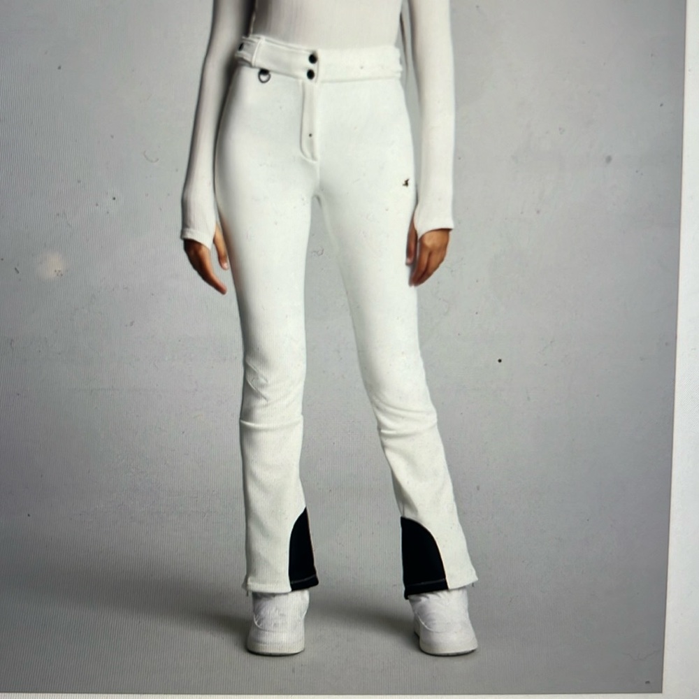 Saint Moritz Cordova white ski pants size small